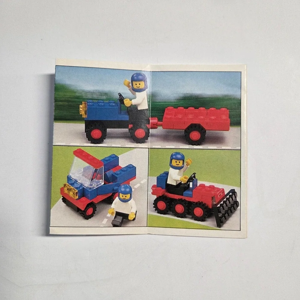 LEGO Instruction Manual 6654‎ Legoland Town Motorcycle Transport Vintage 1983